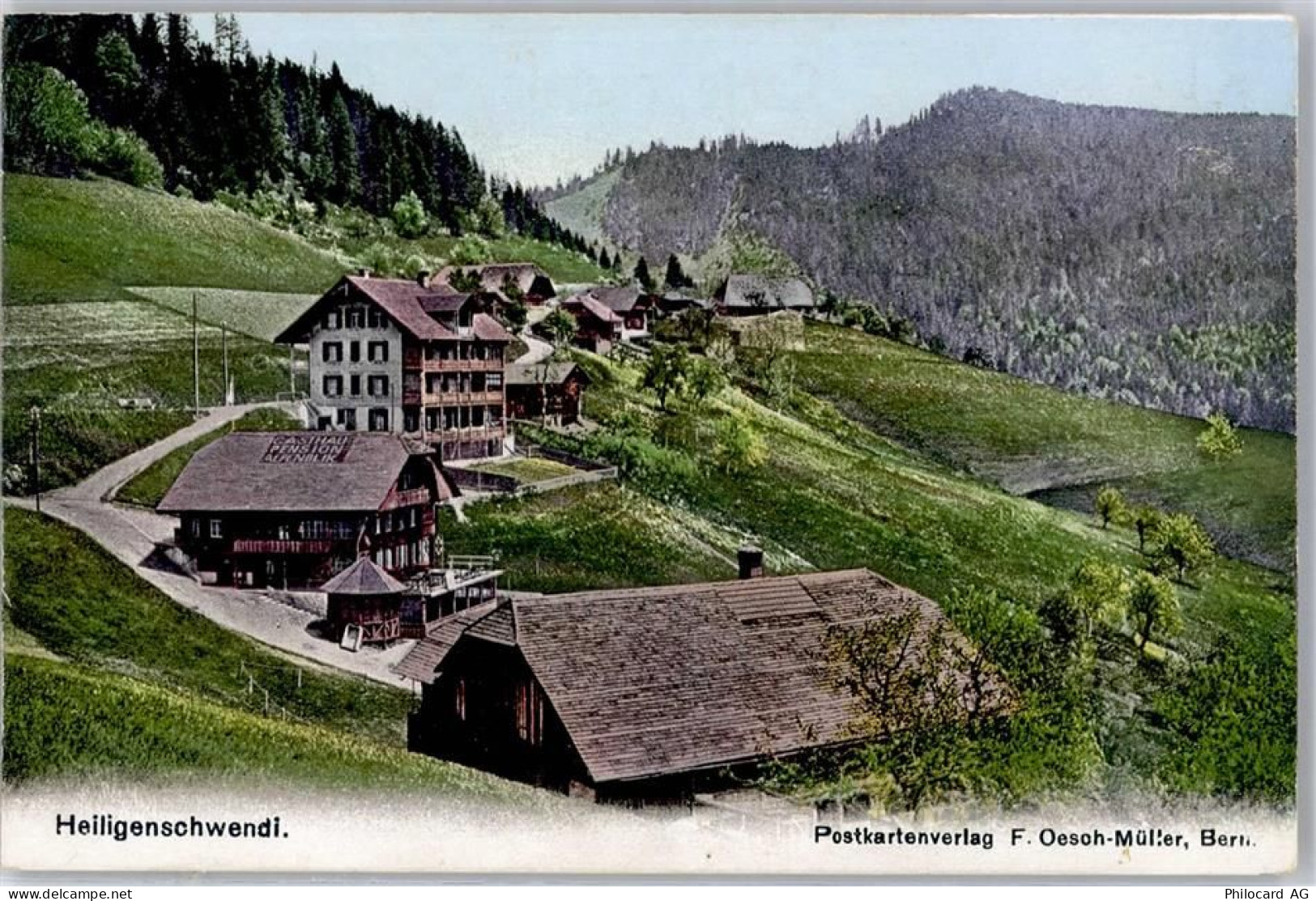 3625 Heiligenschwendi 1906 Lithographie Heiligenschwendi - 51583859