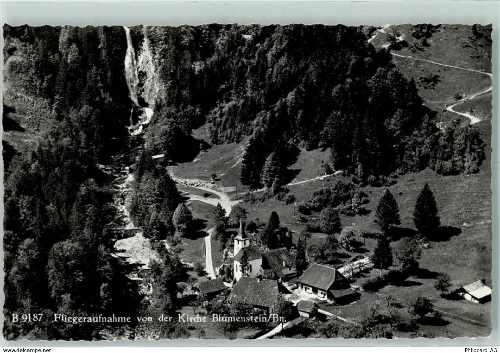 3638 Blumenstein - Fliegeraufnahme von der Kirche - 13137788