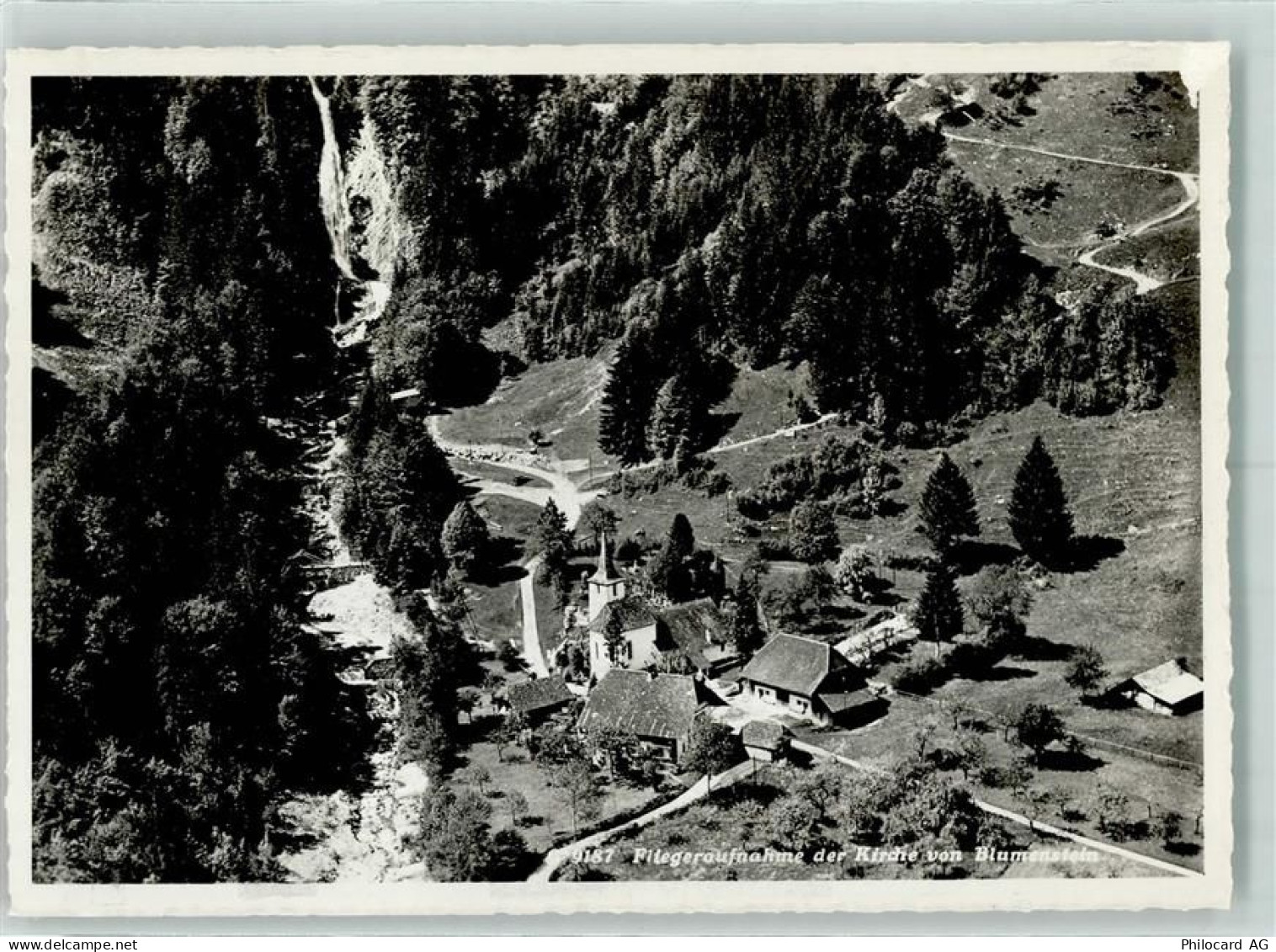 3638 Blumenstein Gebrauchsspuren Fliegeraufnahme Kirche - 10302722