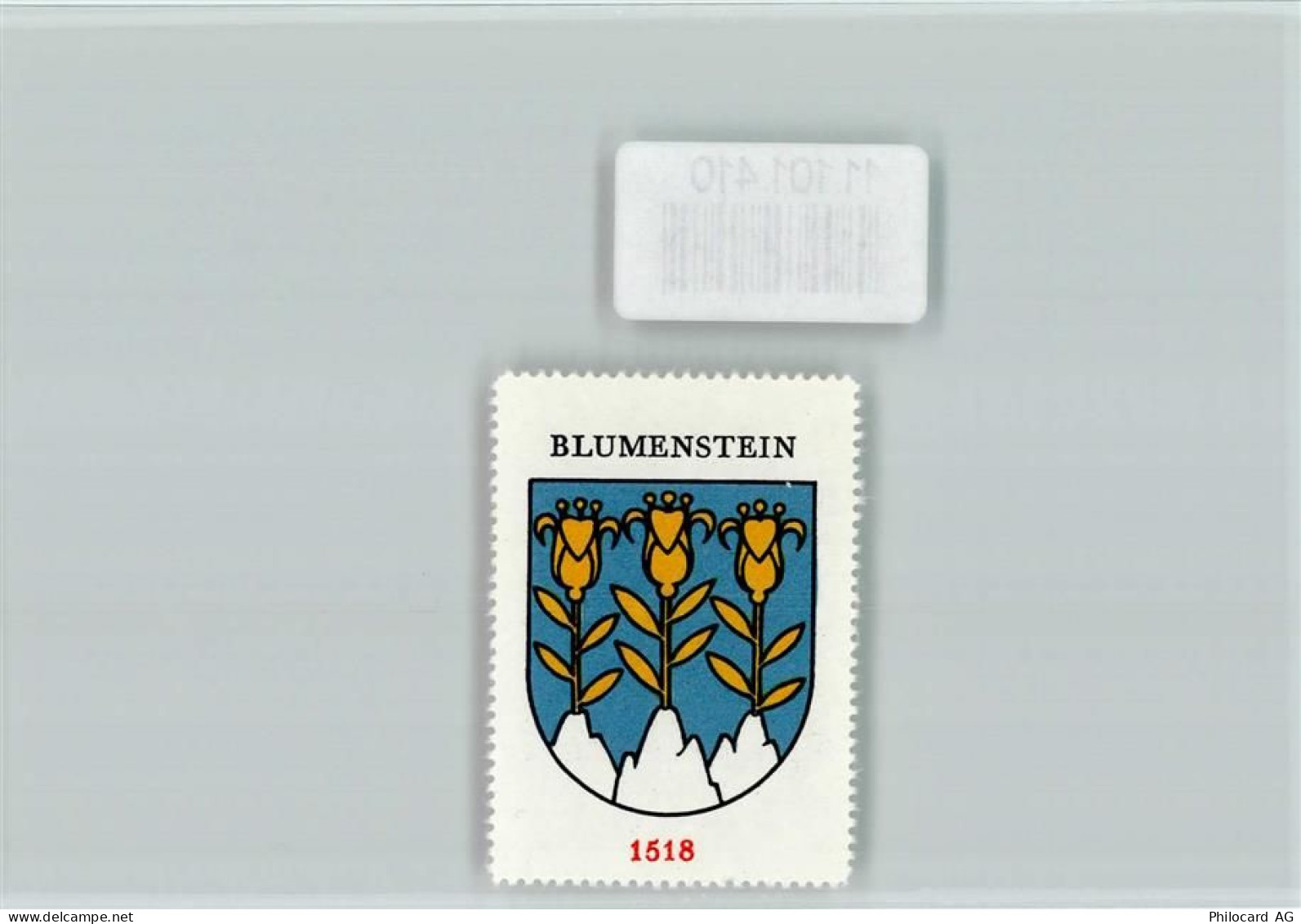 3638 Blumenstein - Vignette Wappen Kaffee Hag ca 1920-1940 Blumenstein... - 11101410