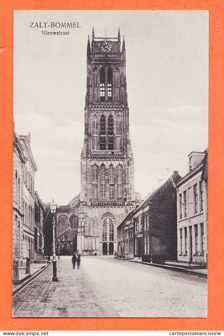 36508 /  ZALT-BOMMEL Gelderland Zaltbommel Kerk Nieuwstraat Rue Eglise 1910s W & S H e-56720 Pays-Bas Nederland