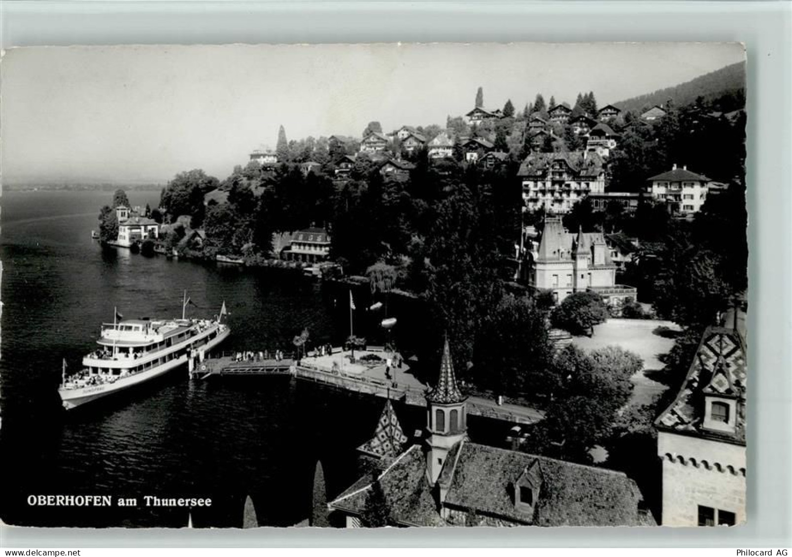 3653 Oberhofen am Thunersee Längenschachen - Dampfschiff Thunersee - 10064314