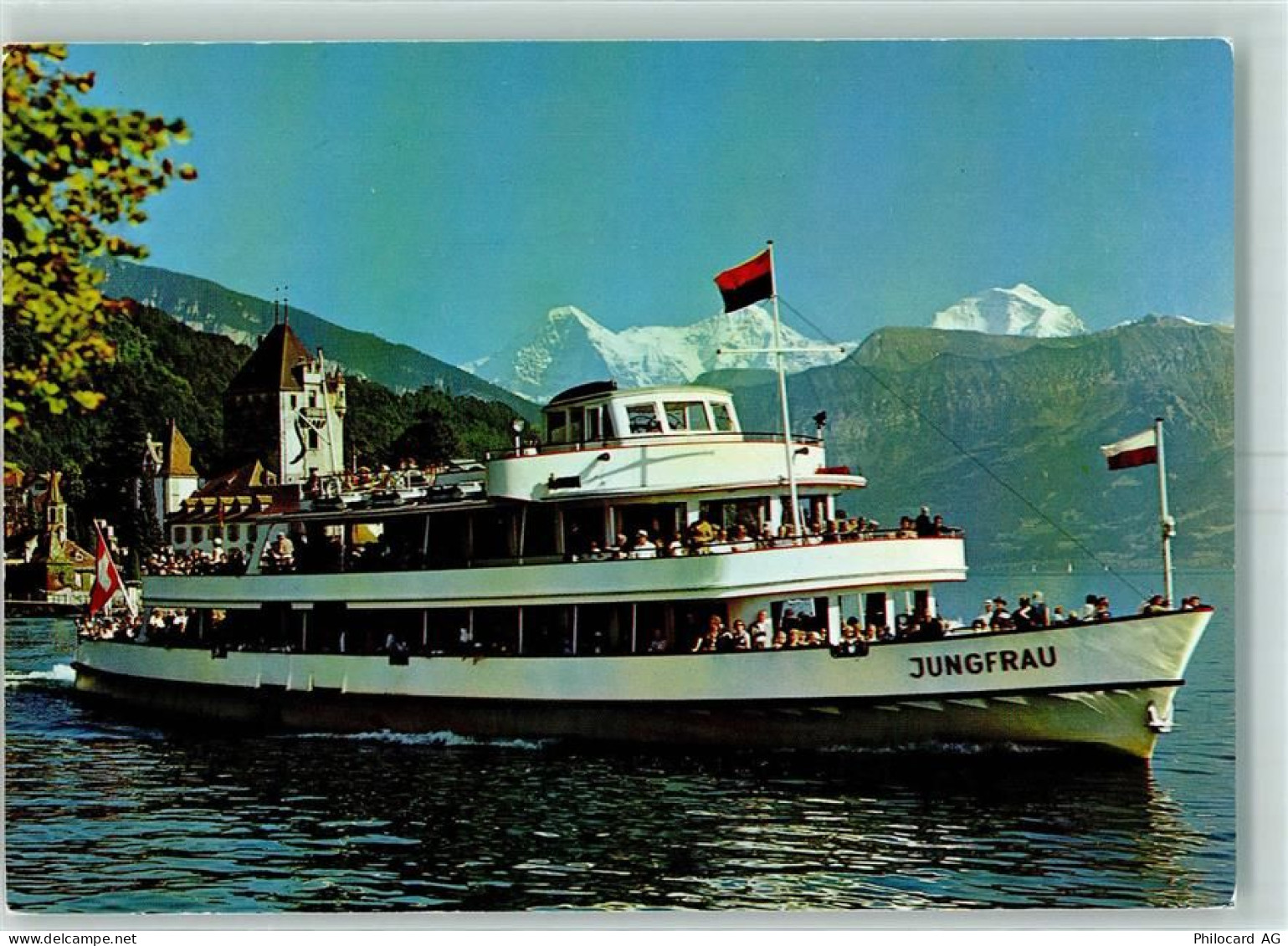 3653 Oberhofen am Thunersee - Thunersee Motorschiff Jungfrau - 10391909