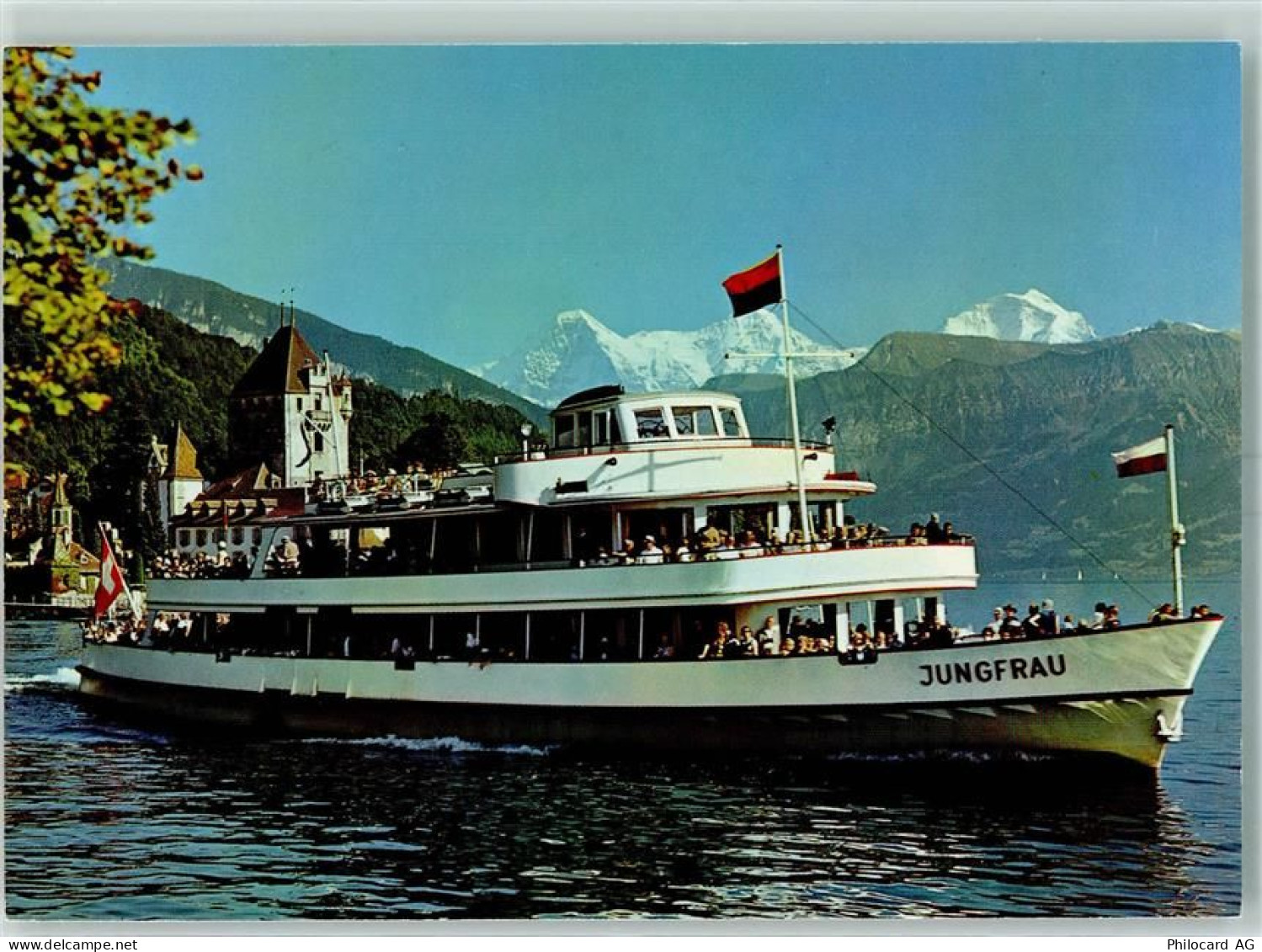 3653 Oberhofen am Thunersee - Thunersee Motorschiff Jungfrau - 10391914