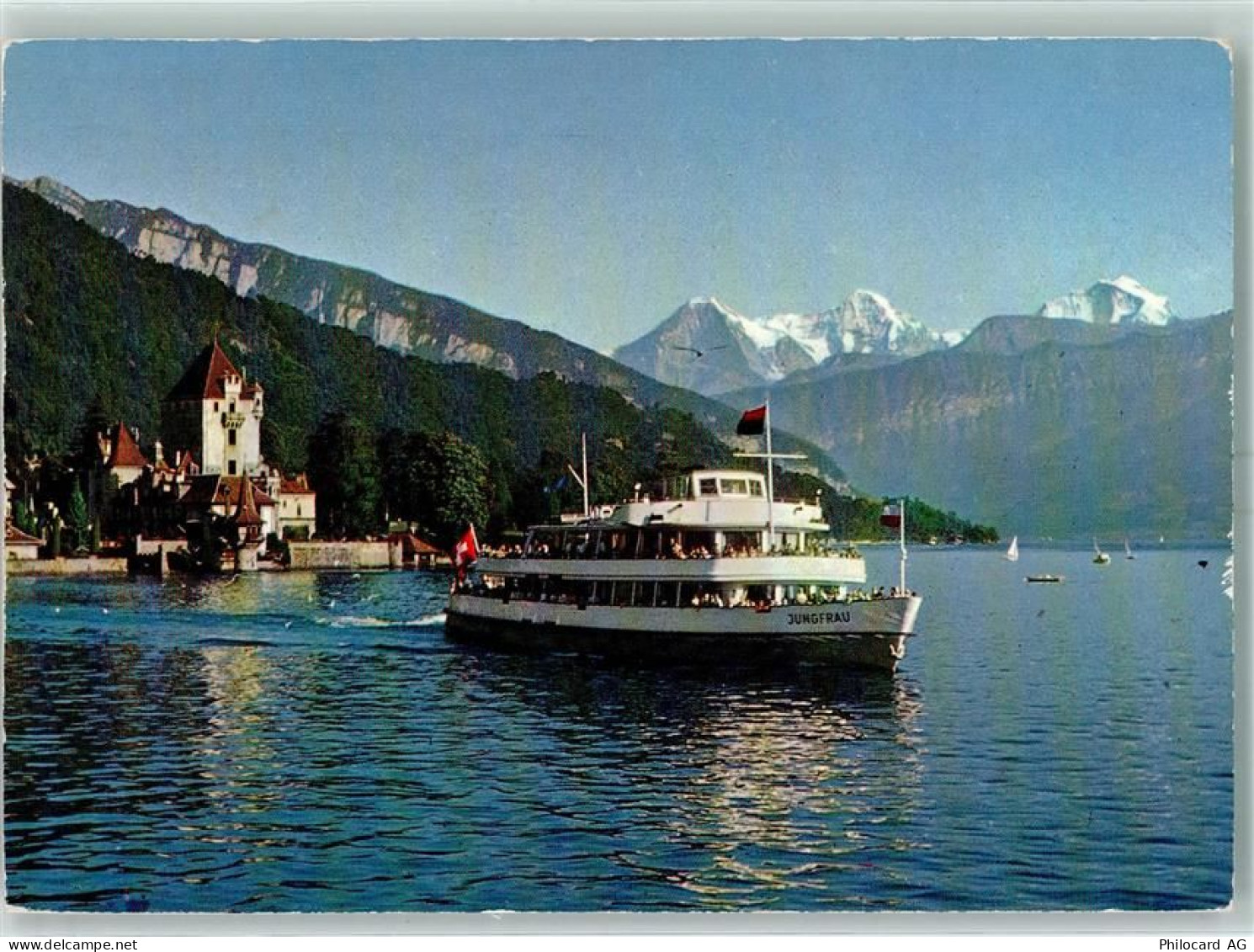 3653 Oberhofen am Thunersee - Thunersee Motorschiff Jungfrau Eiger Mönch... - 10391933