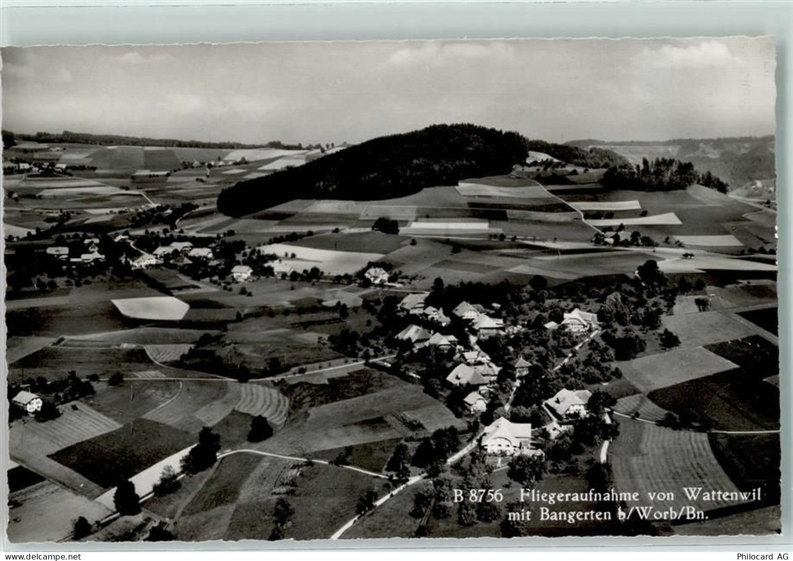 3665 Wattenwil Gebrauchsspuren Fliegeraufnahme mit Bangerten - 13132895