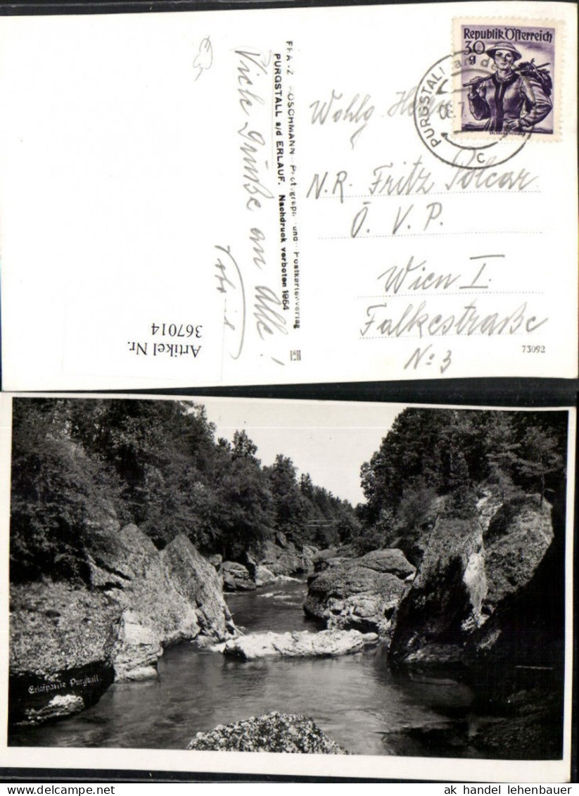 367014,Purgstall an d. Erlauf Erlafpartie Fluss