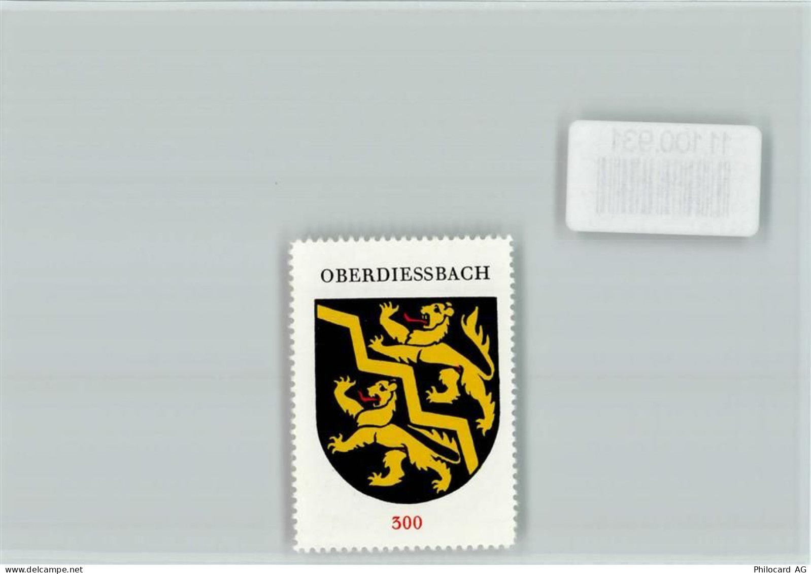 3672 Oberdiessbach - Vignette Wappen Kaffee Hag ca 1920-1940 Oberdiessba... - 11100931
