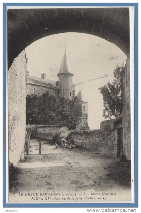 37 - Le GRAND PRESSIGNY -- Le chateau ( côté Sud )
