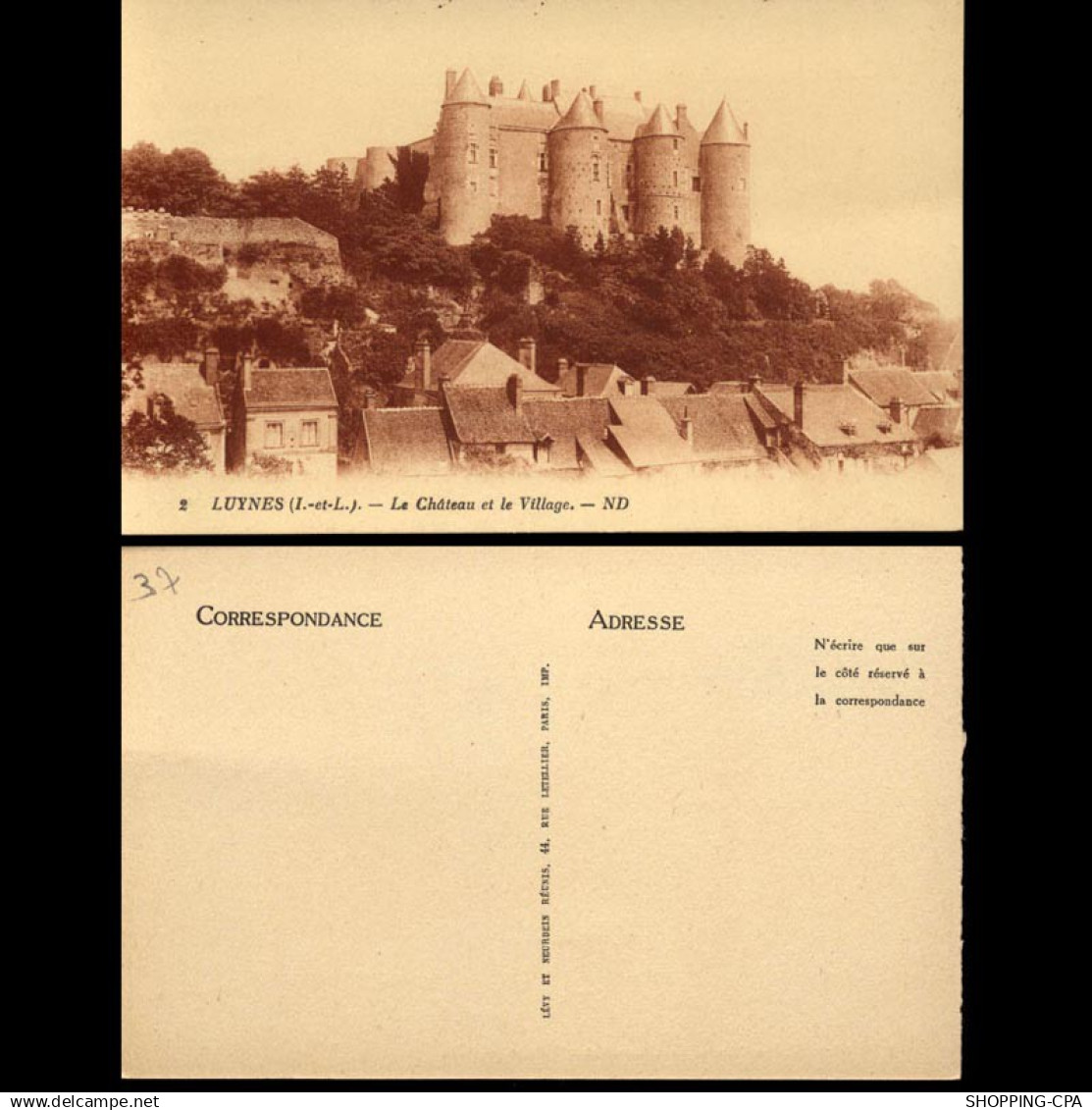 37 - Luynes - Le chateau et le village