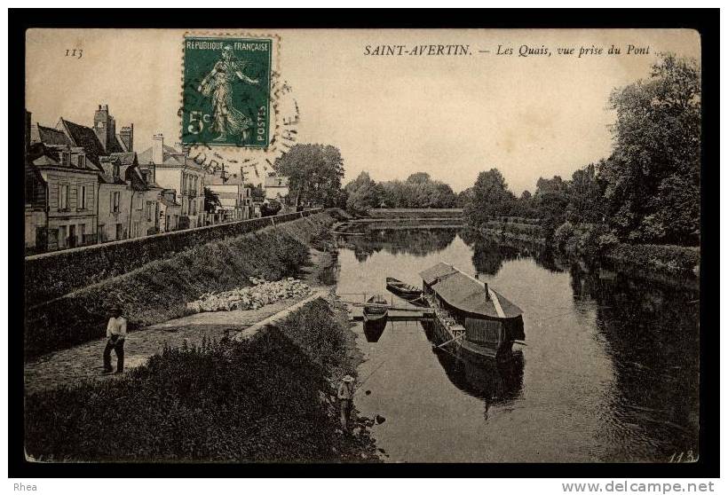 37 Saint-Avertin bateau lavoir D37D K37208K C37208C RH071147