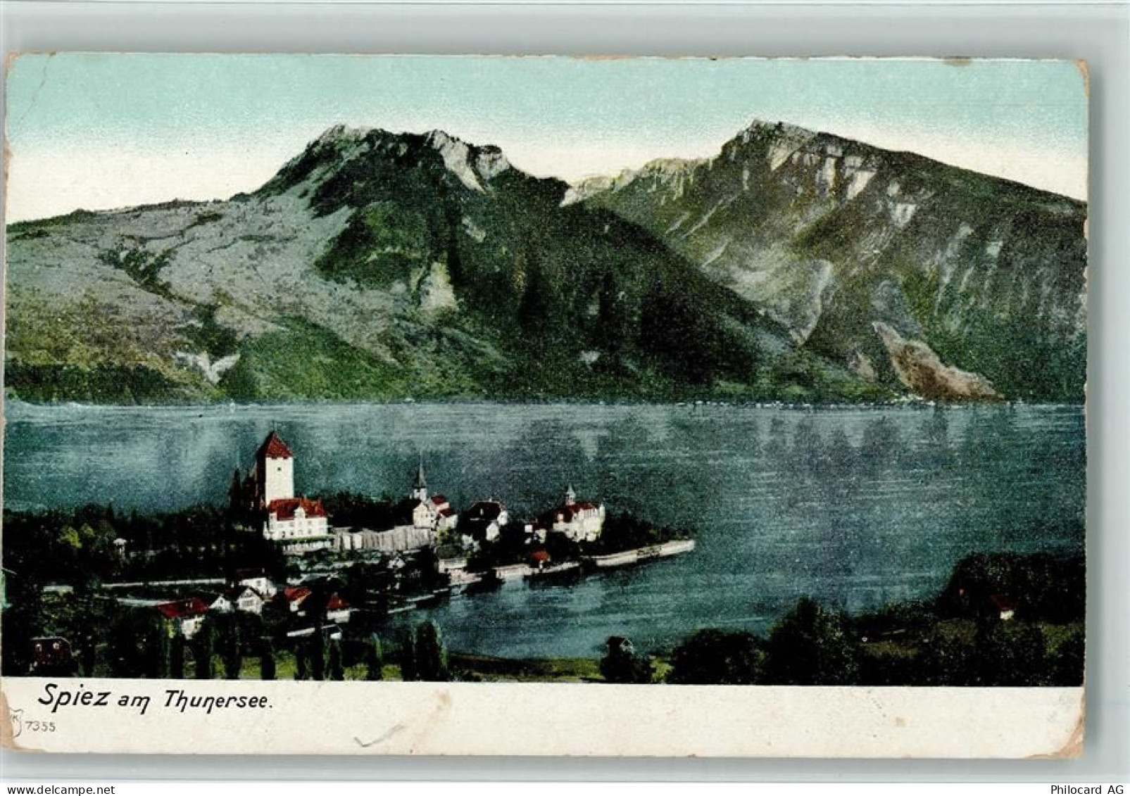 3700 Spiez - Blick auf Spiez am Thunersee - 10156732