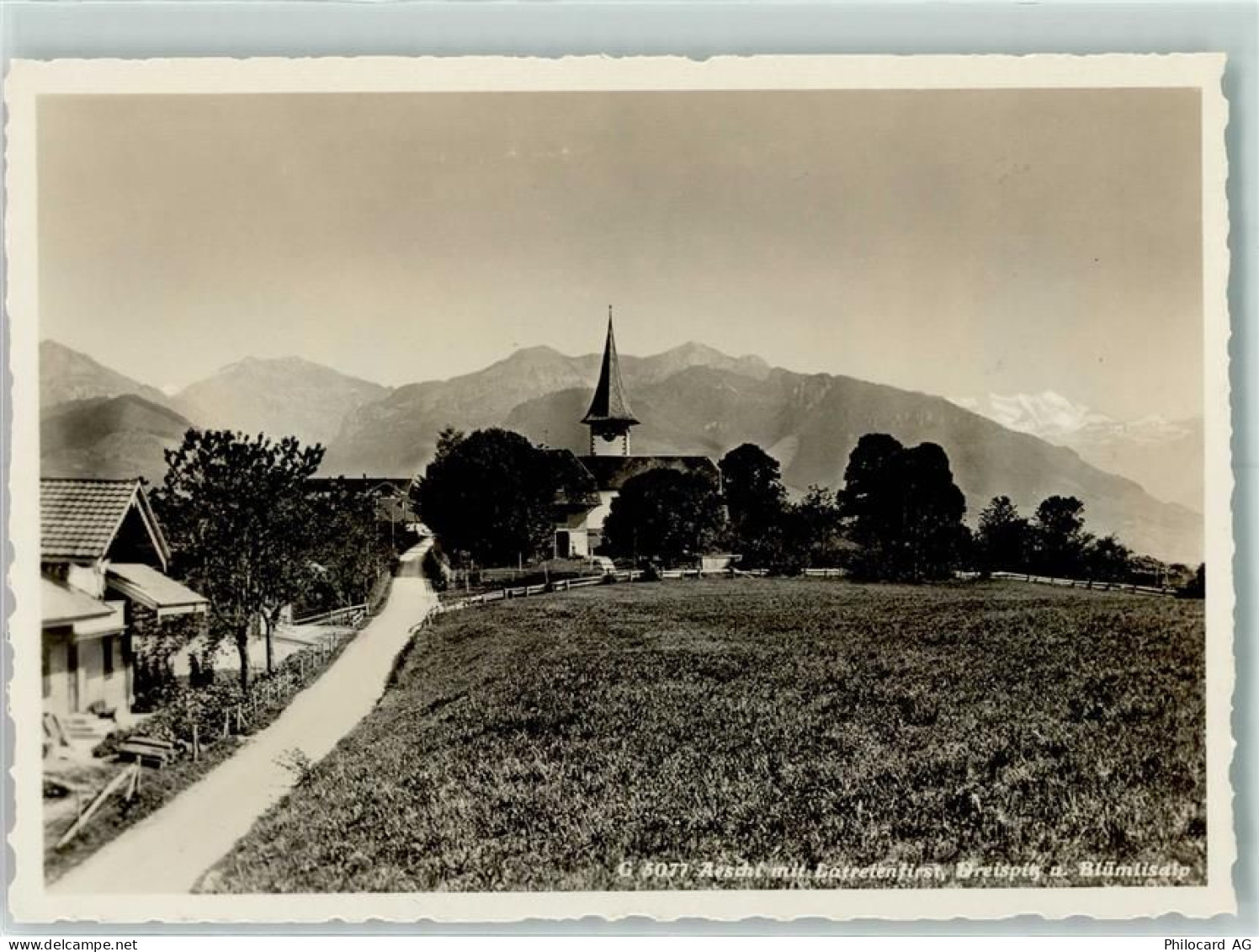 3703 Aeschi b. Spiez - Blümlisalp - 13137736