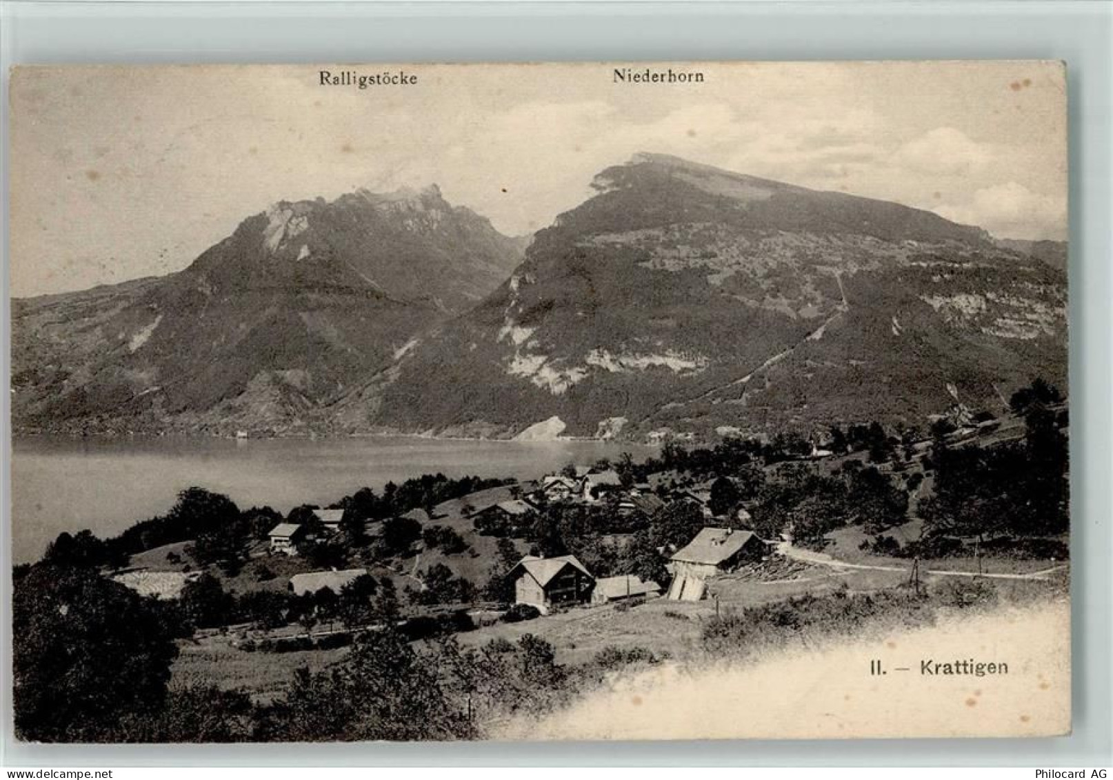 3704 Krattigen - 1908 Ralligstöcke und Niederhorn - 13113760