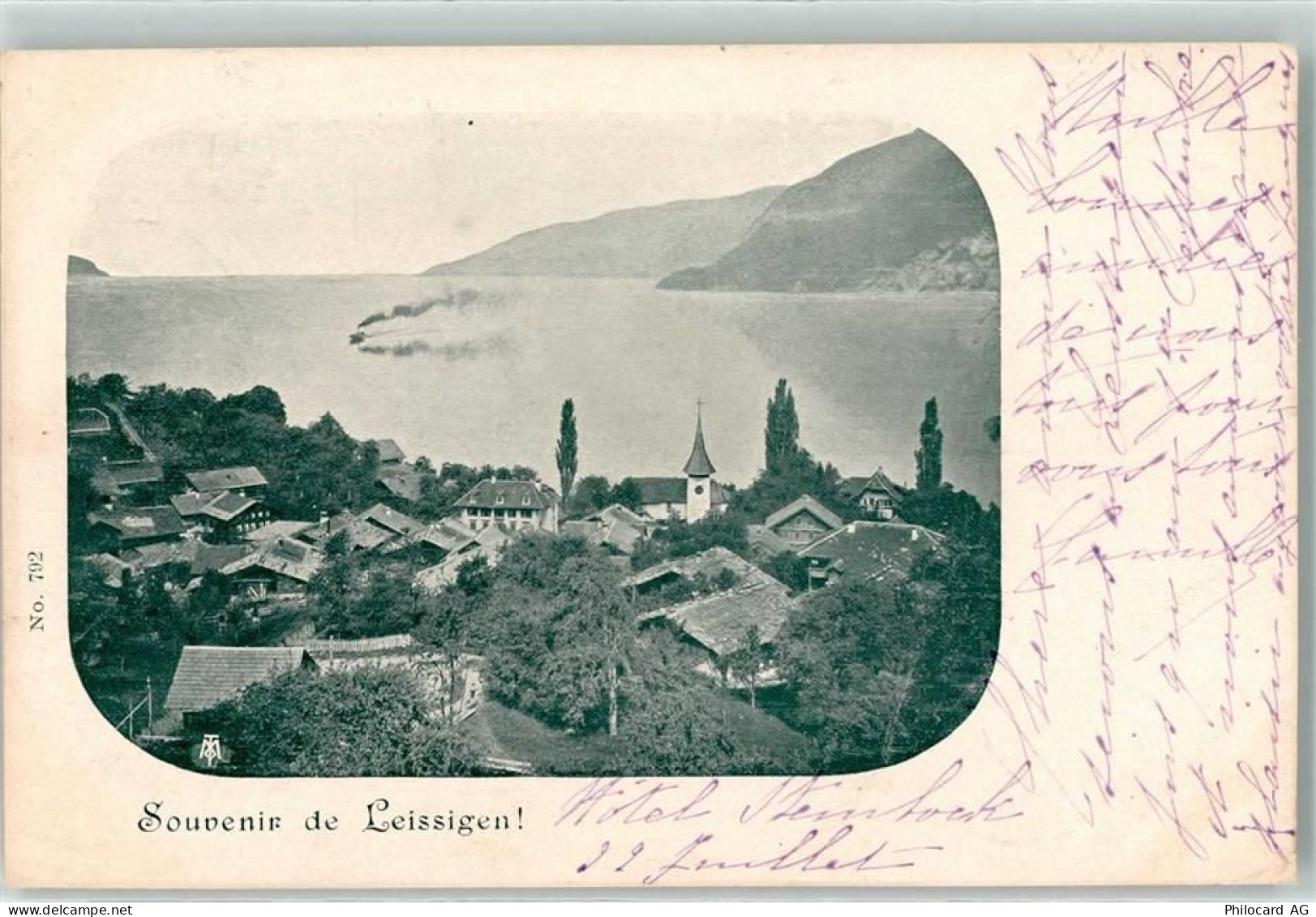 3706 Leissigen 1903 - Dampfer - 13904944