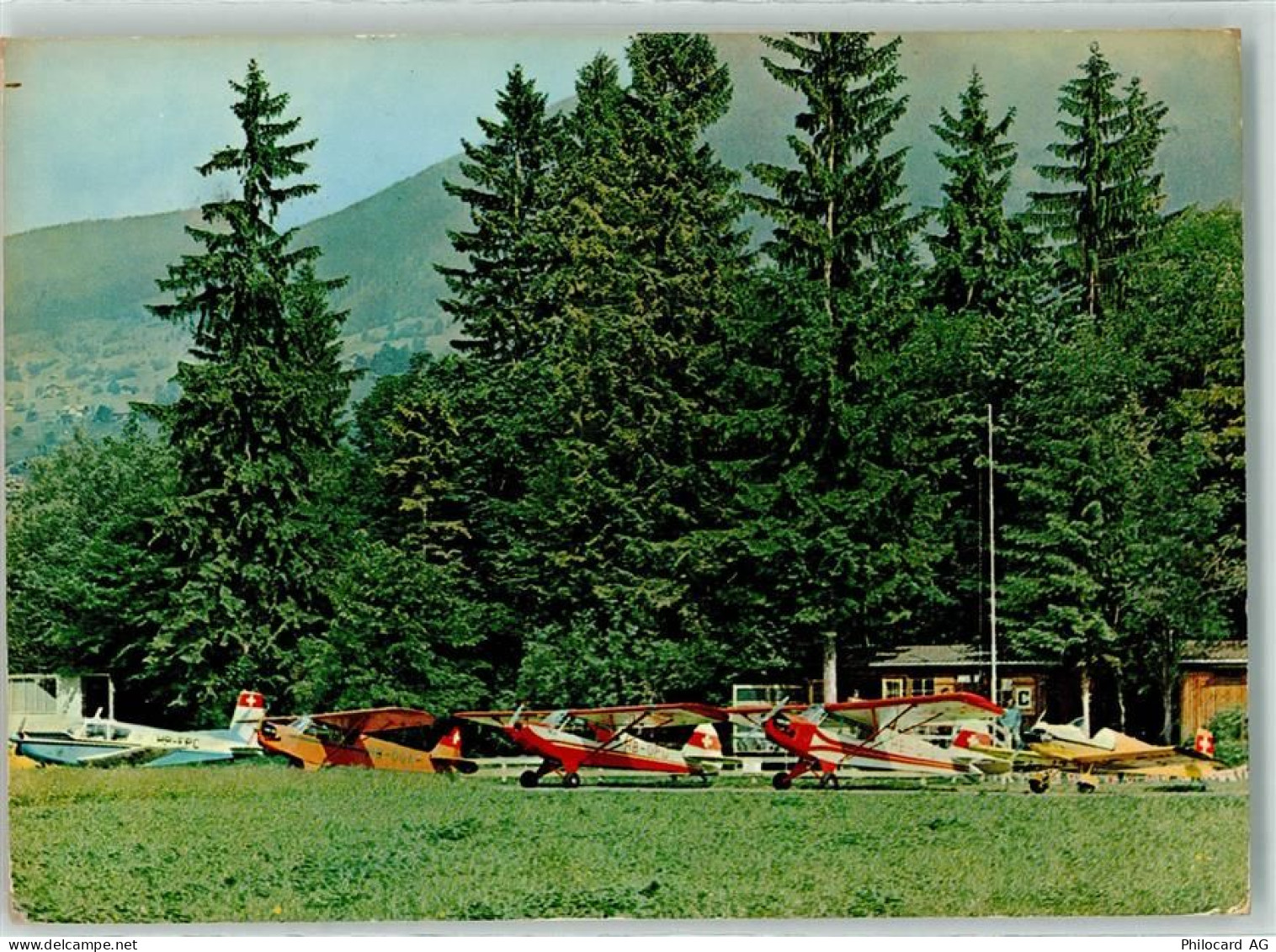 3713 Reichenbach im Kandertal - Flugplatz Flugzeugpark Fluggruppe - 10592632