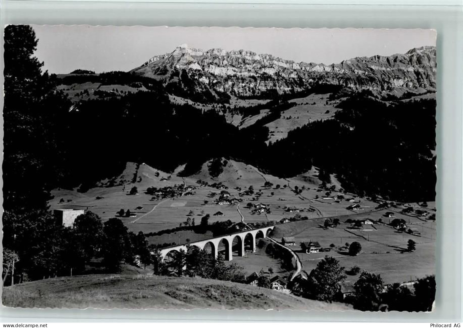 3714 Frutigen - Tellenburg u. Viadukt bei Frutigen - 10159847