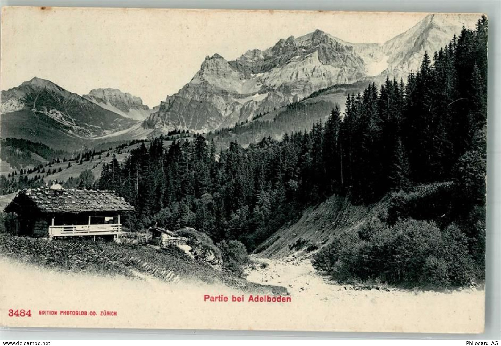 3715 Adelboden BE Foto AK Partie bei Adelboden - 38022162