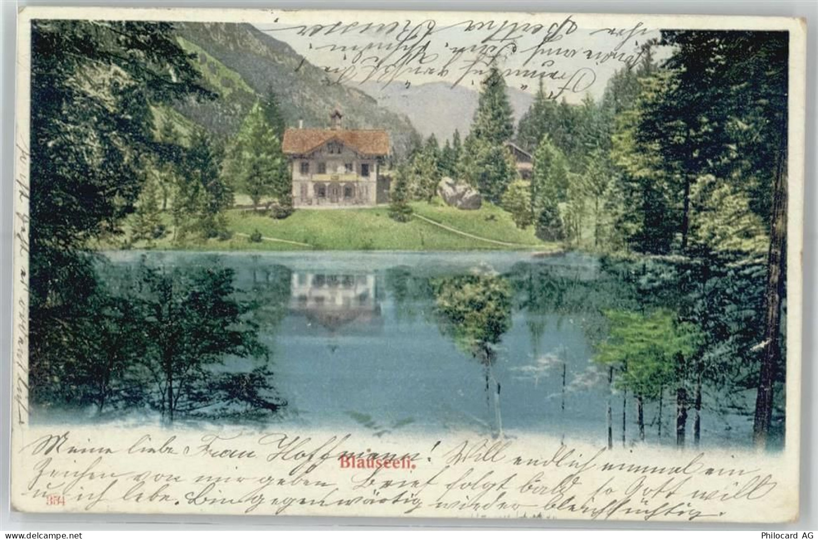 3716 Kandergrund Bunderbach - Blausee mit Pension - 51088819