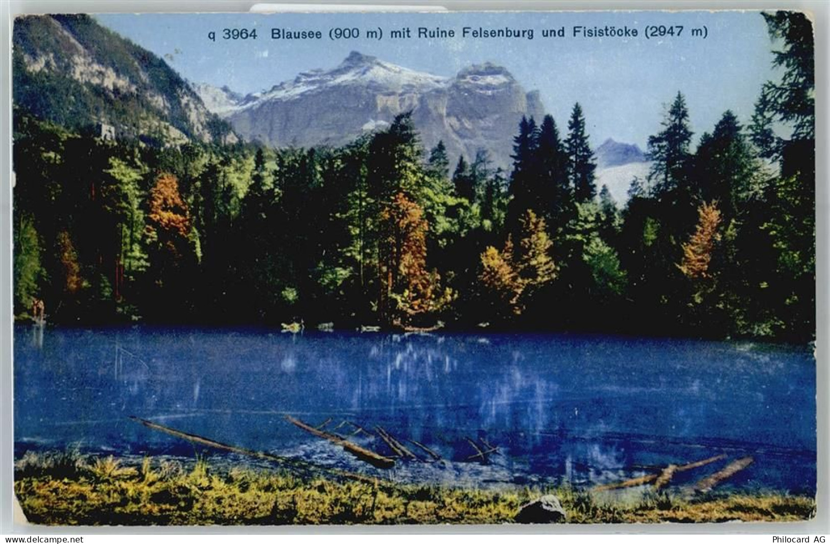 3716 Kandergrund Bunderbach - Blausee, Ruine Felsenburg, Fisistöcke - 51088861