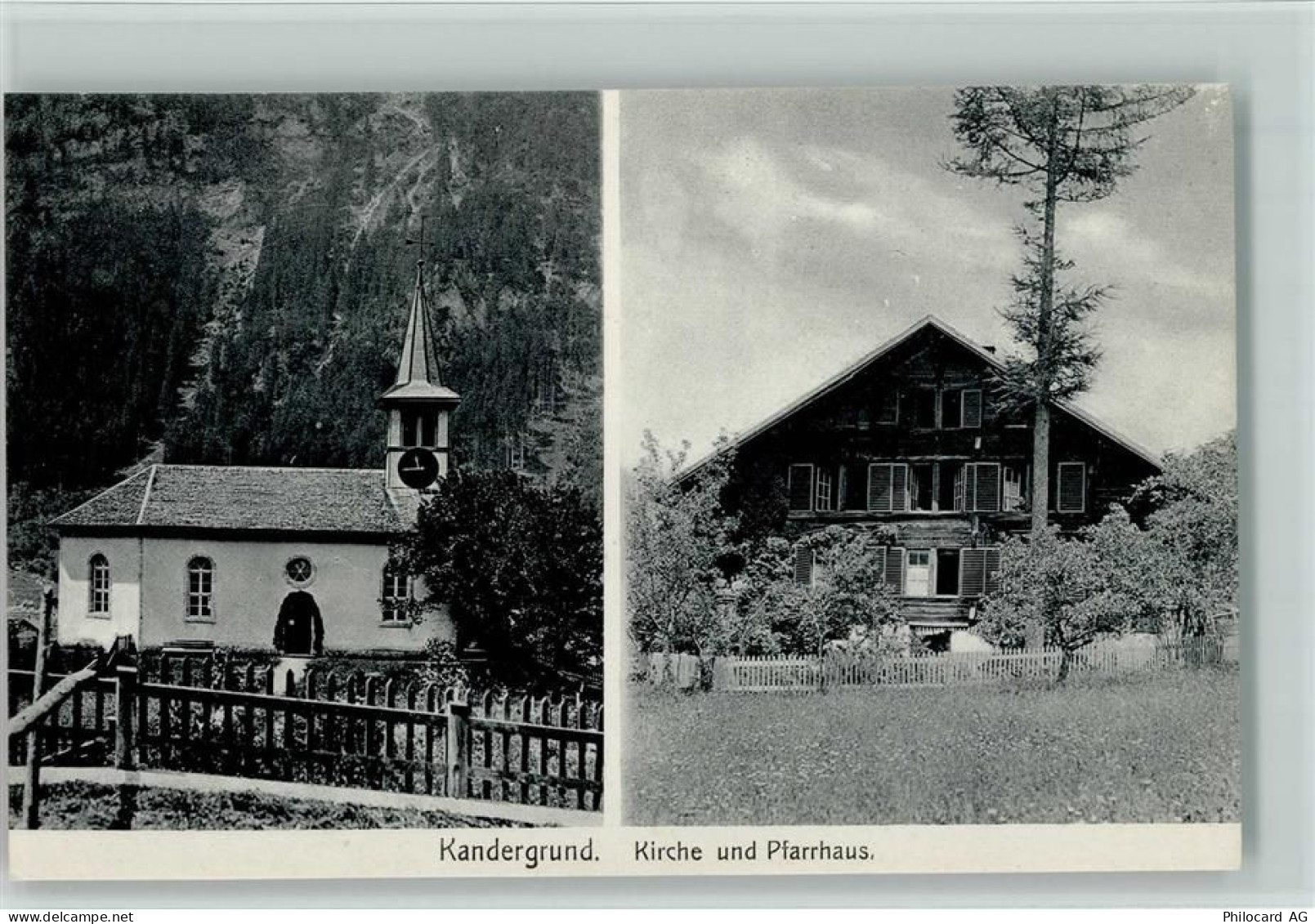 3716 Kandergrund Bunderbach - Kirche u. Pfarrhaus - 10193947