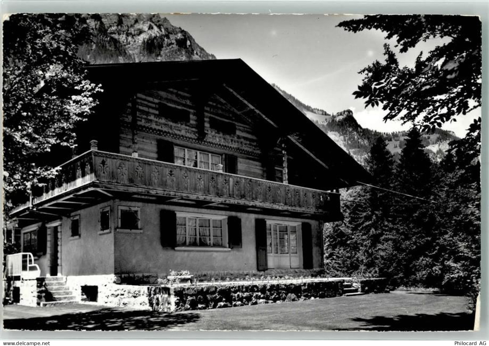 3716 Kandergrund Foto AK Chalet Riegelsee Foto Gyger - 39693554