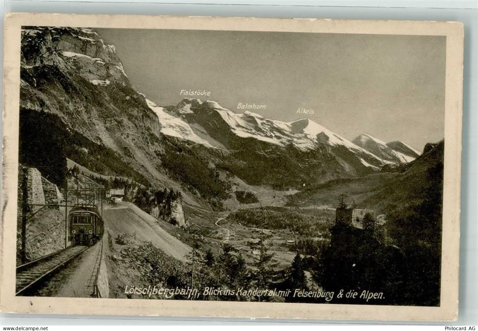 3716 Kandergrund - Lötschbergbahn Felsenburg - 39700111