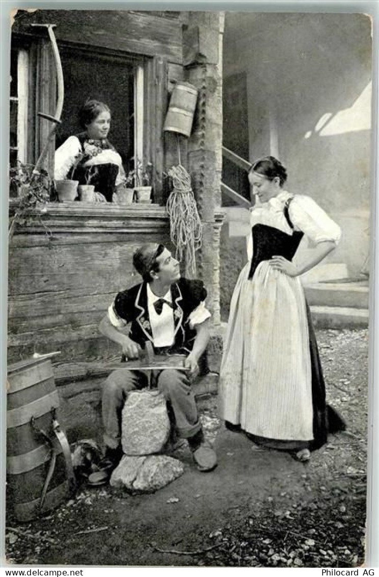 3716 Kandergrund - Tracht Ort lt. Stempel - 39491989