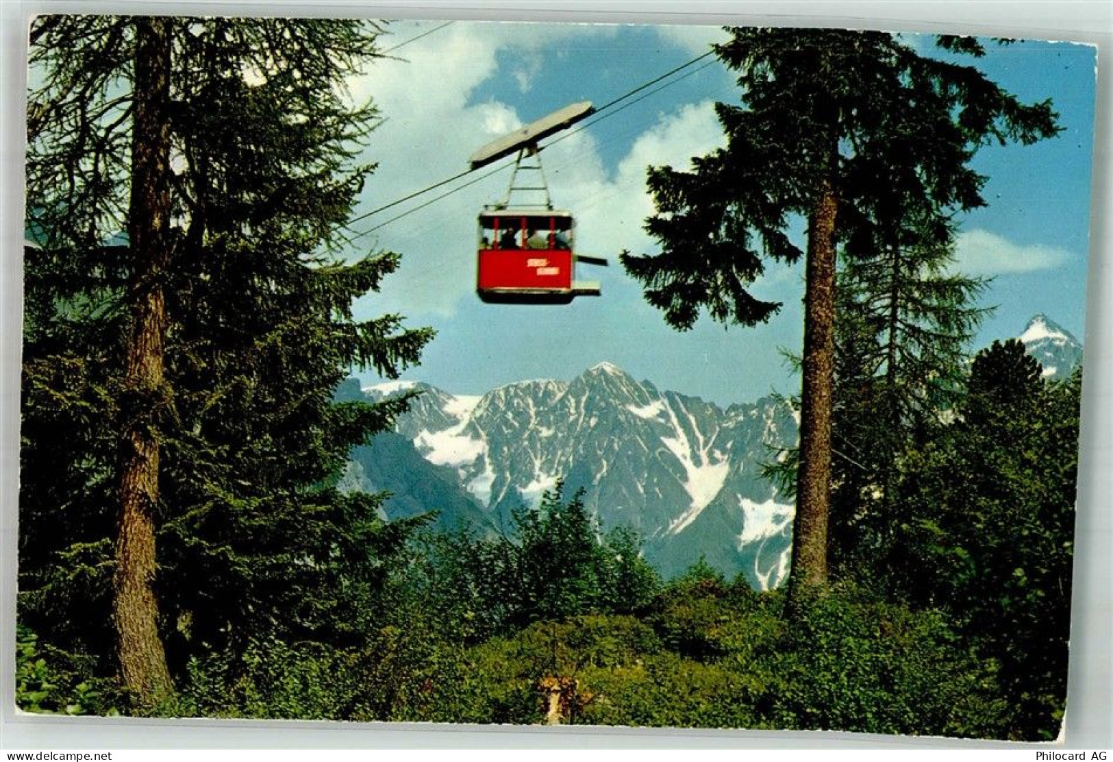 3718 Kandersteg 1972 Foto AK Seilbahn Kandersteg-Stock - 38255773