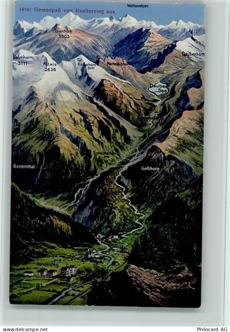 3718 Kandersteg - Gempenpass von Kandersteg aus - 12113370
