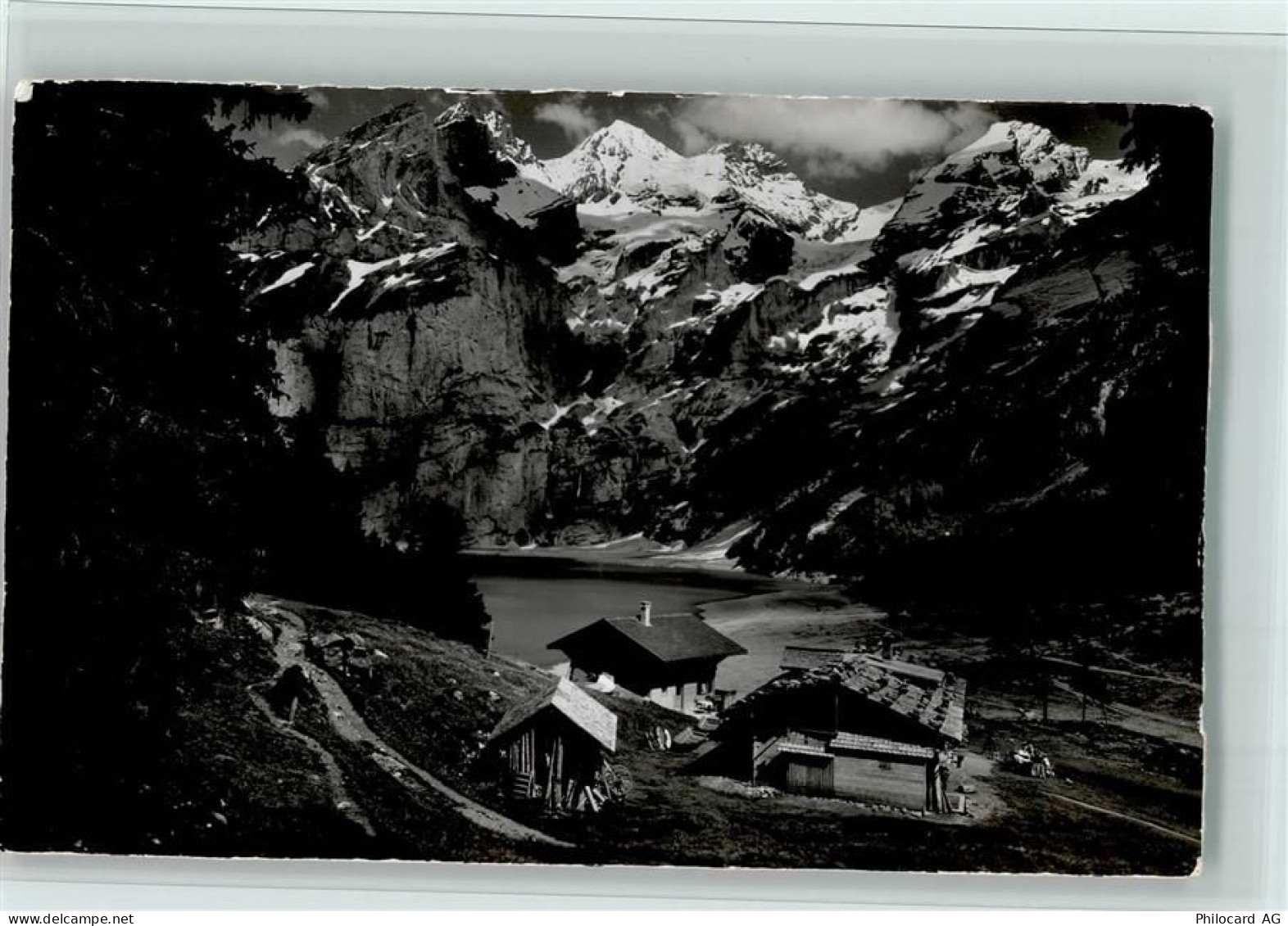 3718 Kandersteg - Oeschinensee bei Kandersteg Blümlisalp und Fründenhorn... - 12113434