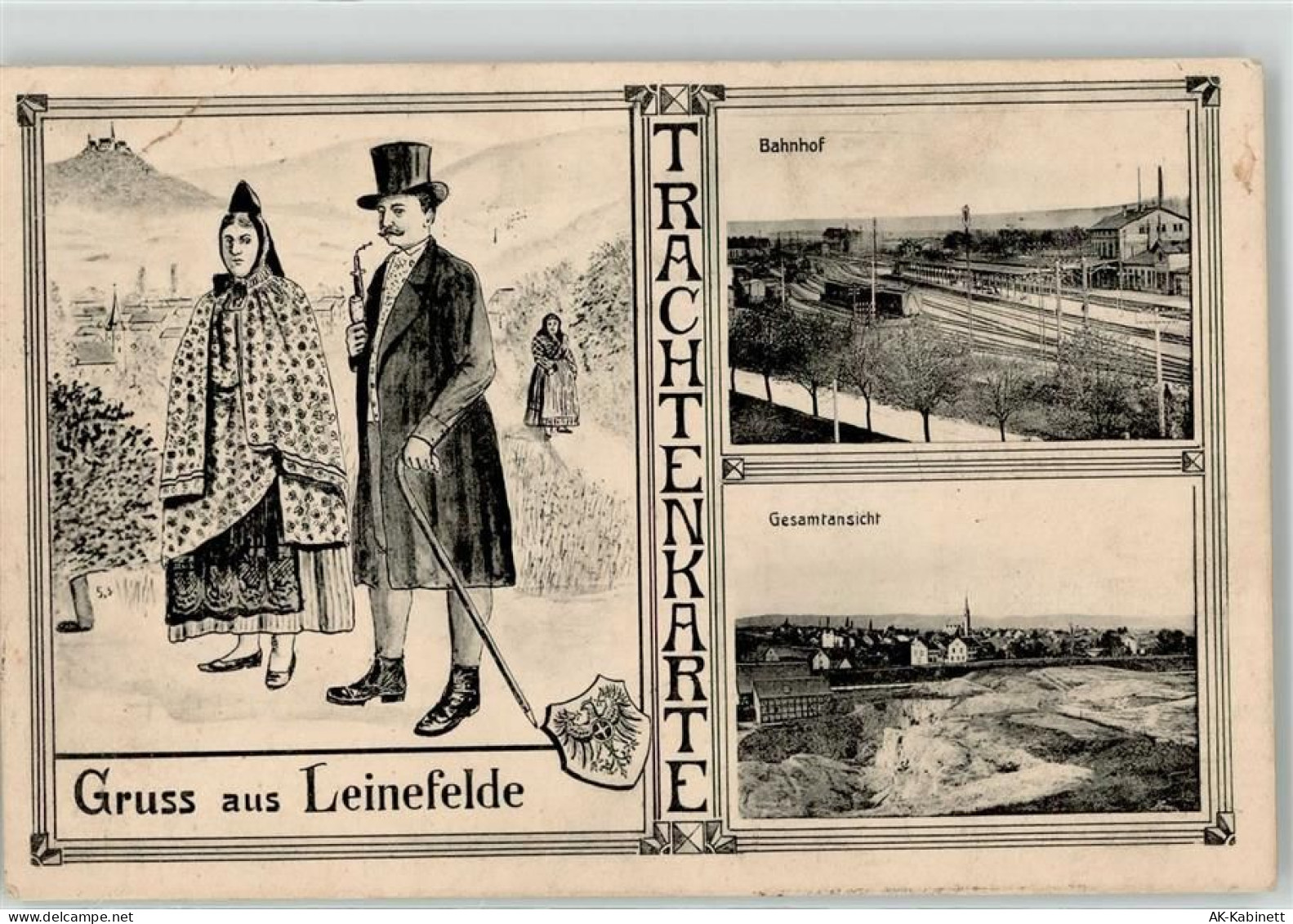 37327 O5600 Leinefelde 1915 - Bahnhof Tracht - 52182350