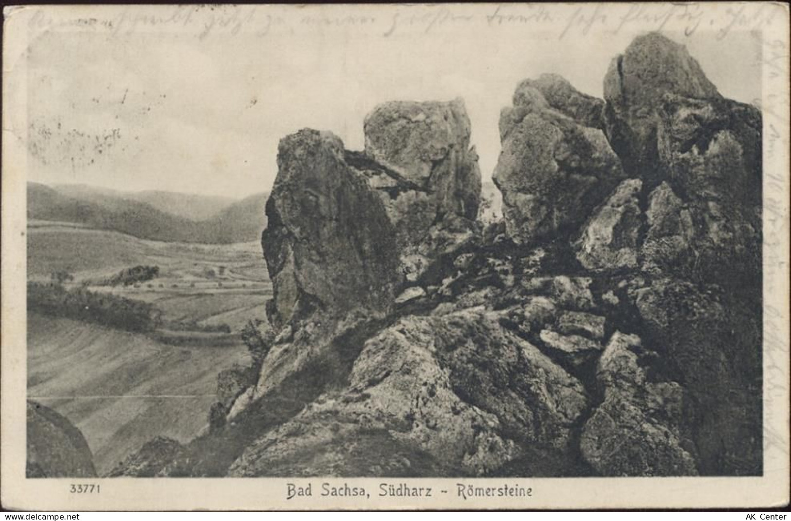 37441 W3423 Bad Sachsa 1924 - Bad Sachsa, Römersteine,Stengel - 20038293