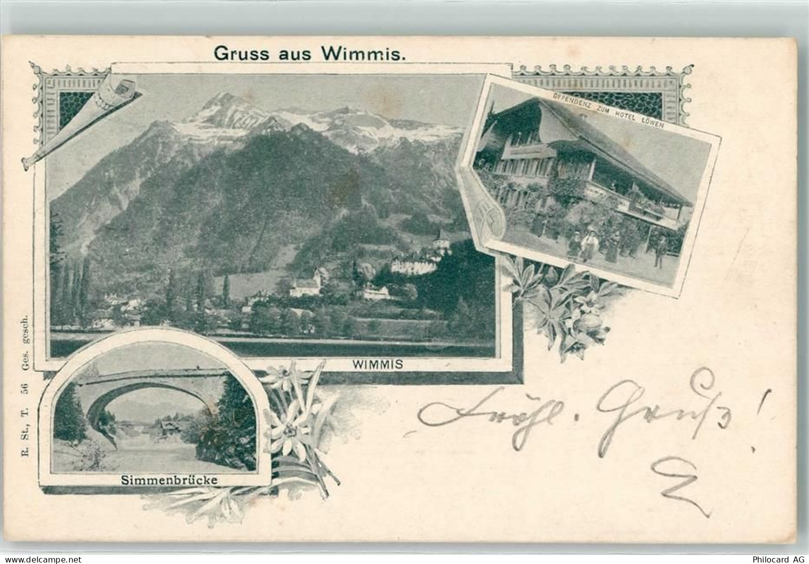 3752 Wimmis 1902 - Simmerbrücke - 13251727