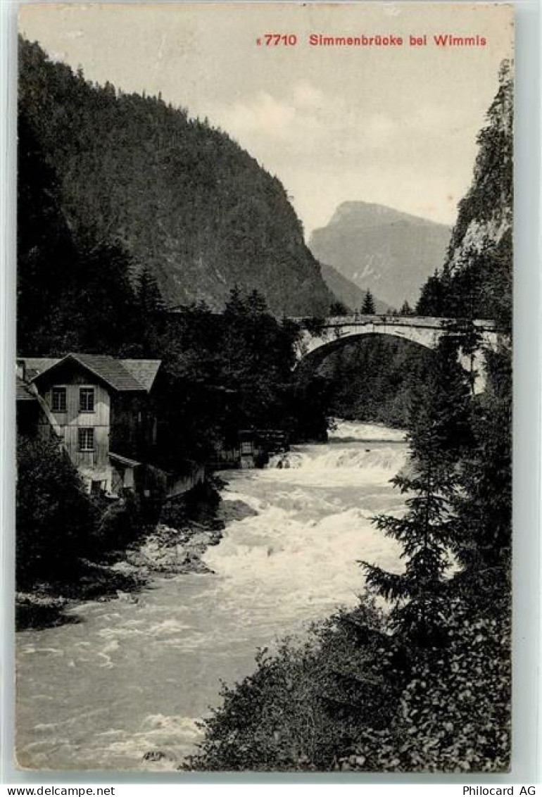 3752 Wimmis 1914 - Simmenbrücke - 10617853