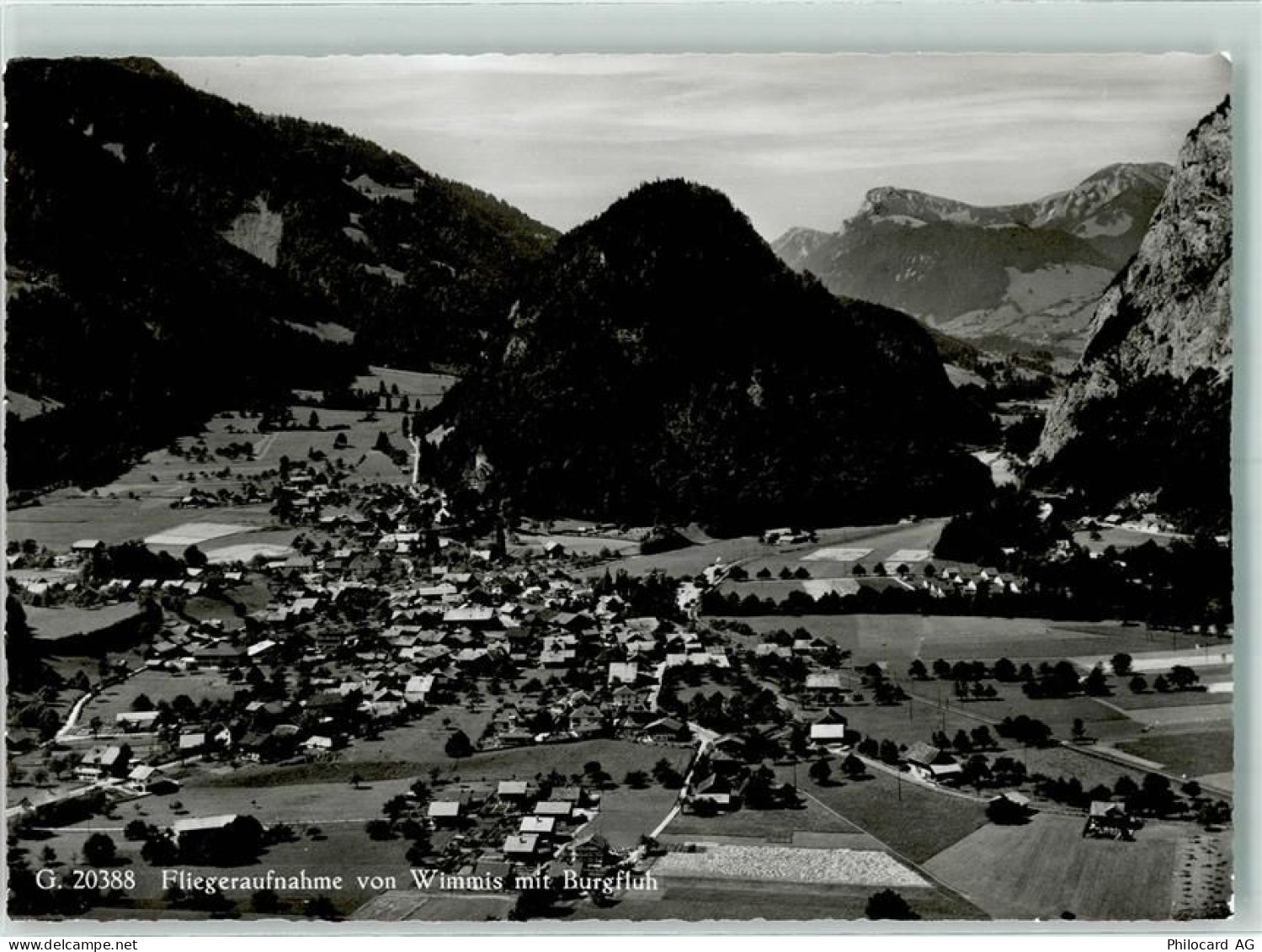 3752 Wimmis - Fliegeraufnahme Burgfluh - 10304026