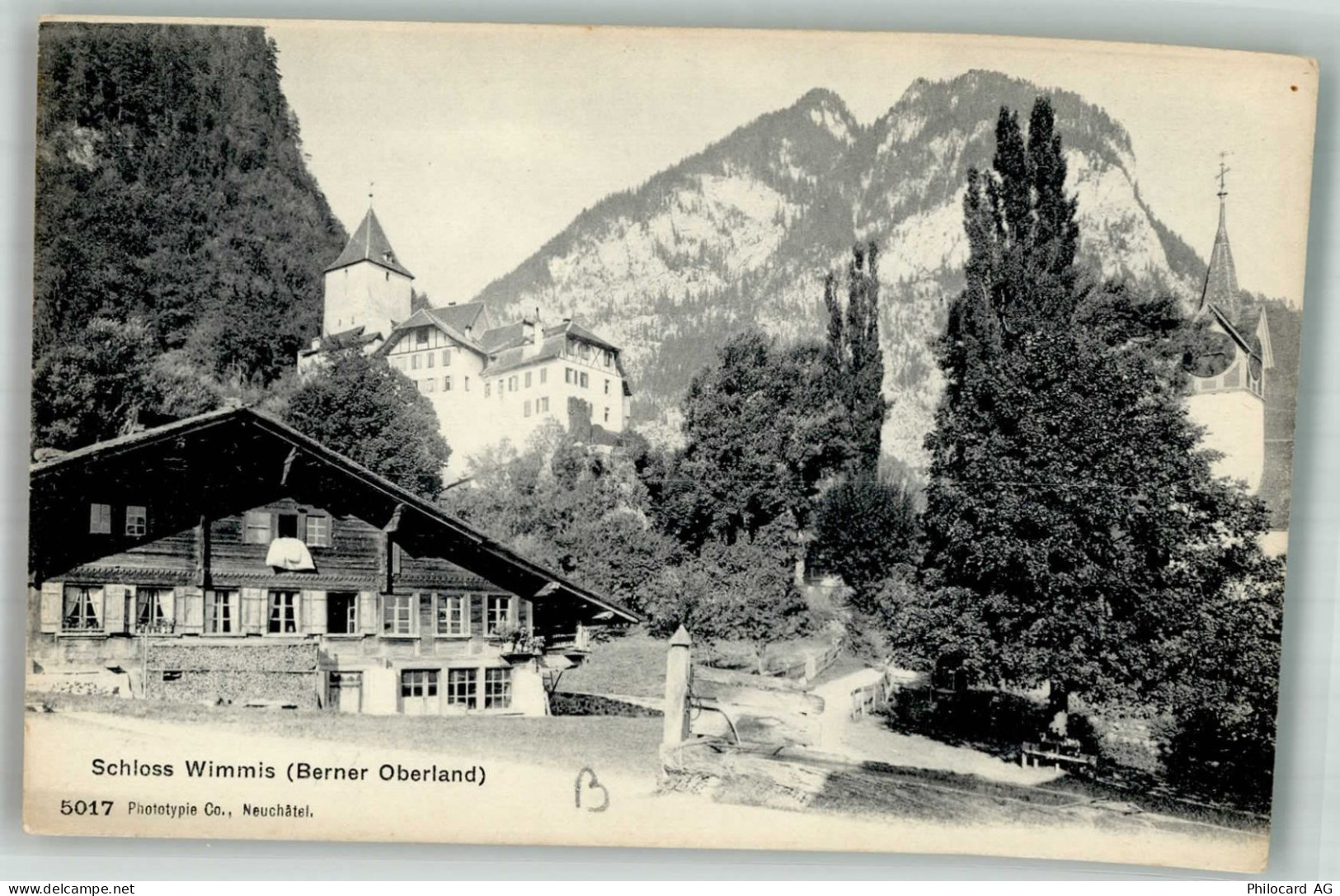 3752 Wimmis Foto AK Schloss Wimmis - 38269768
