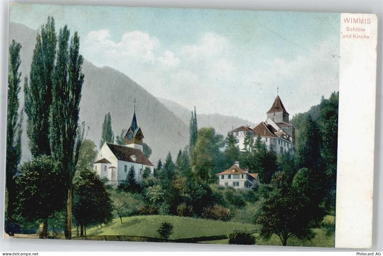 3752 Wimmis - Schloß, Kirche - 51088854