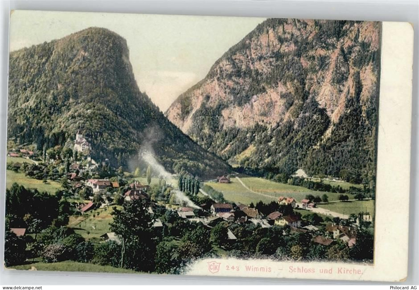 3752 Wimmis - Schloß, Kirche - 51088855