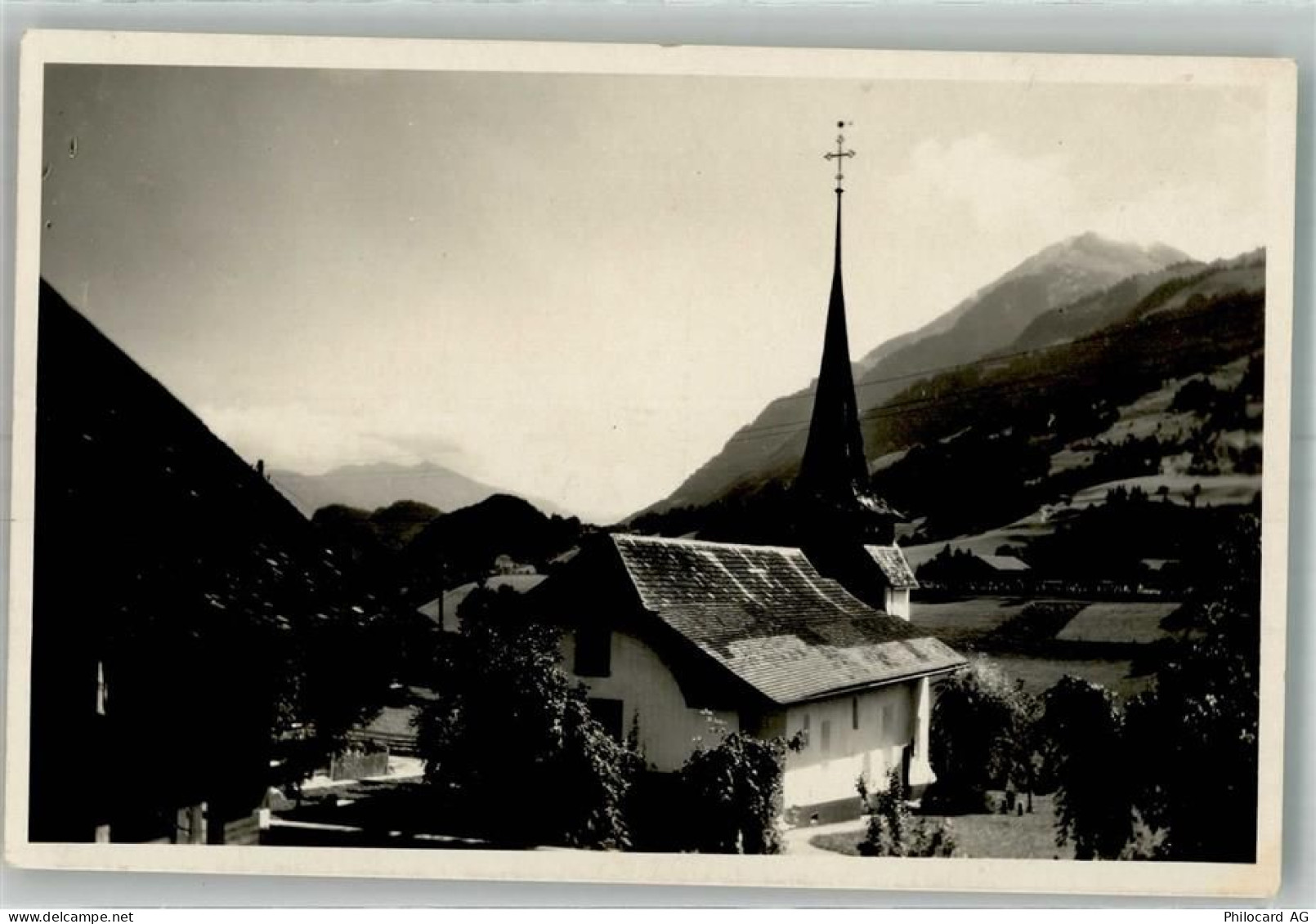 3754 Diemtigen 1932 Foto AK Kirche - 38194369