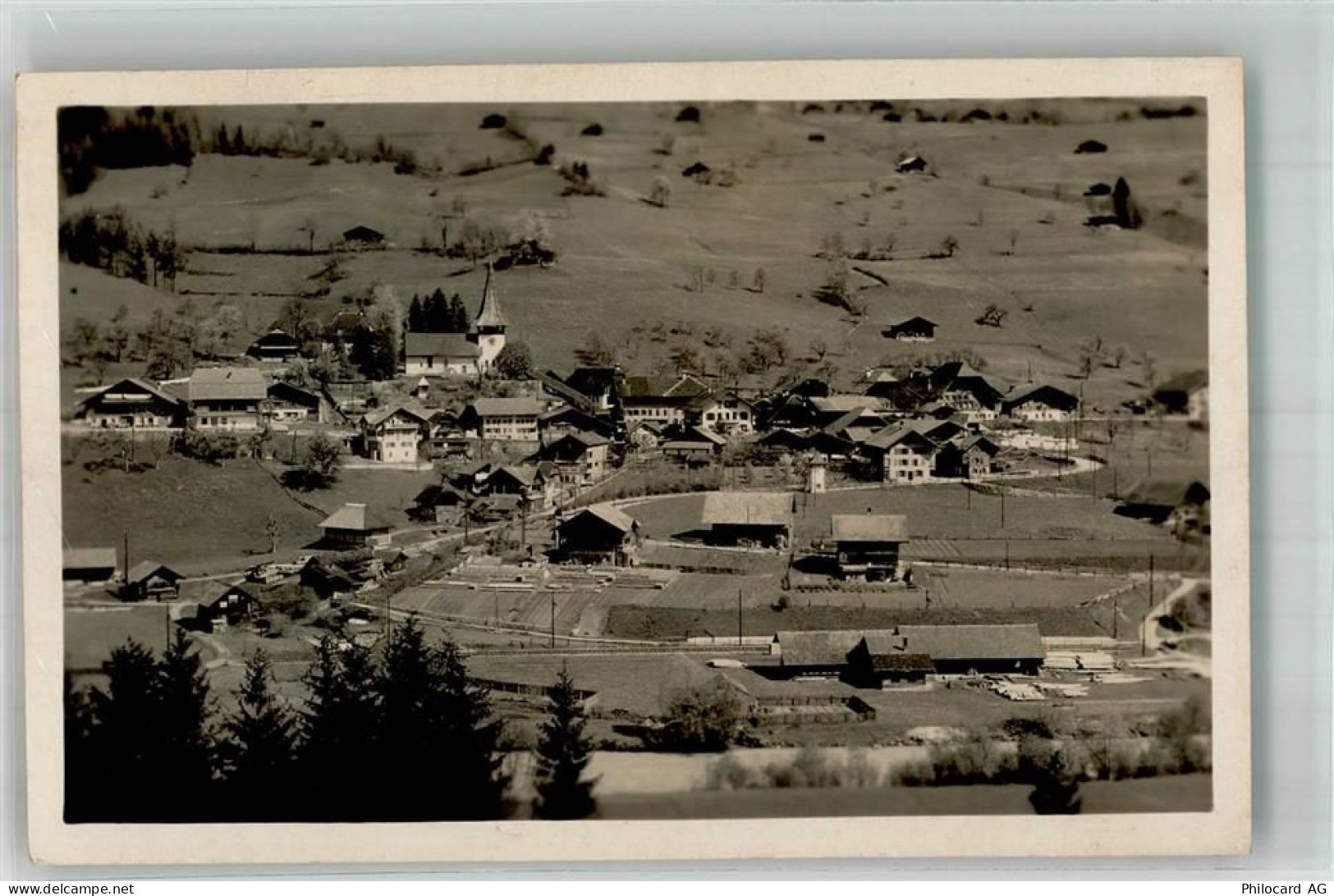 3762 Erlenbach im Simmental 1929 Foto AK Feldpost Geb.-Train-Kolonne 4... - 10748718