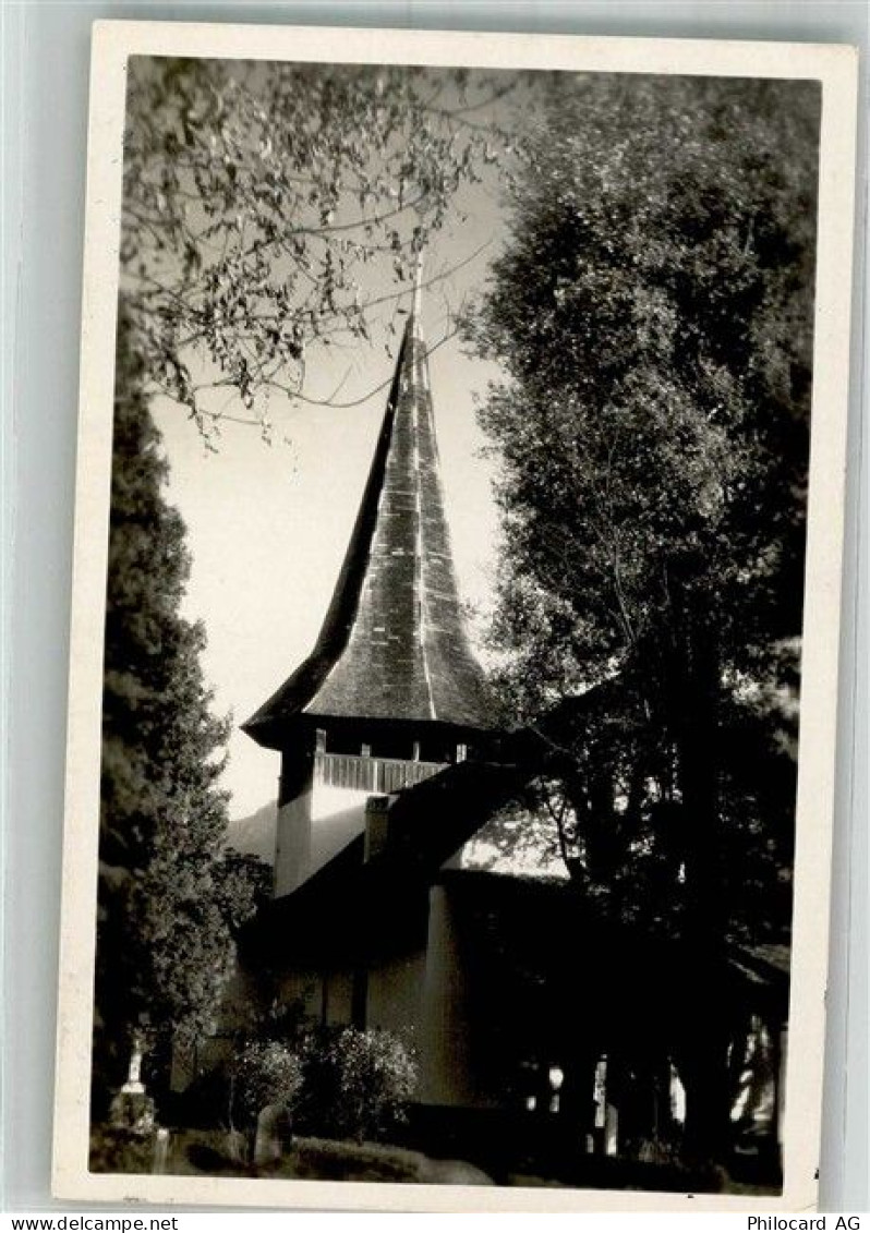 3762 Erlenbach im Simmental 1932 Foto AK Kirche - 38217206