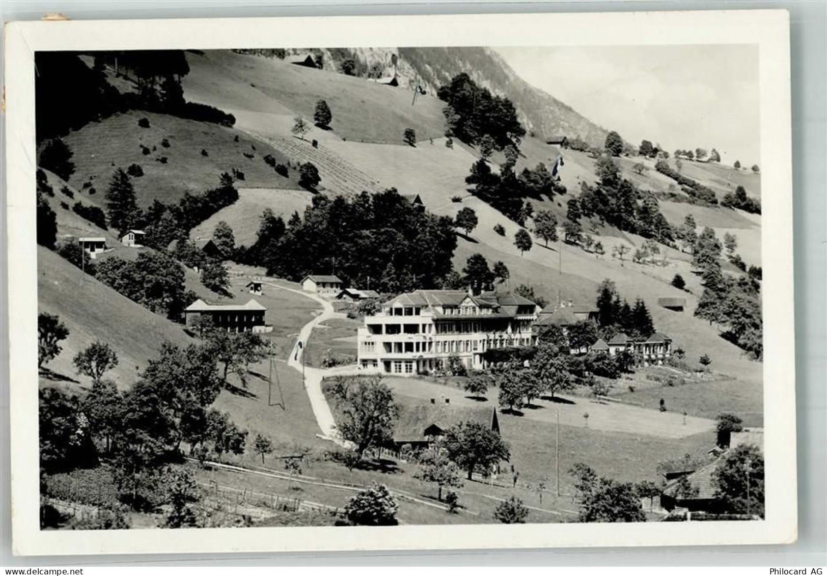3762 Erlenbach im Simmental 1935 Foto AK Hotel - 10742242