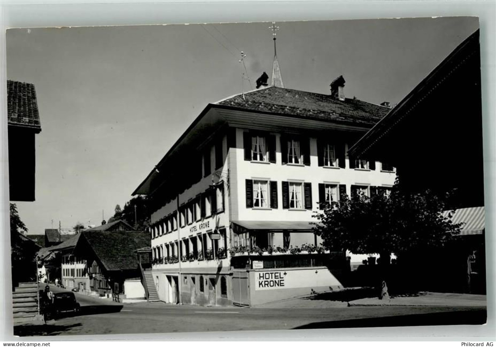 3762 Erlenbach im Simmental Foto AK Hotel Krone - 10748706