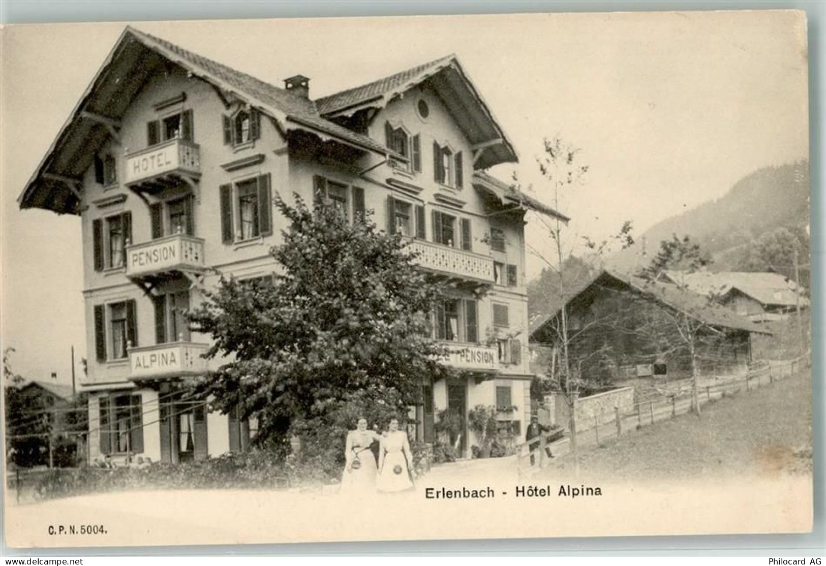 3762 Erlenbach im Simmental Gebrauchsspuren Hotel Alpina - 13568586