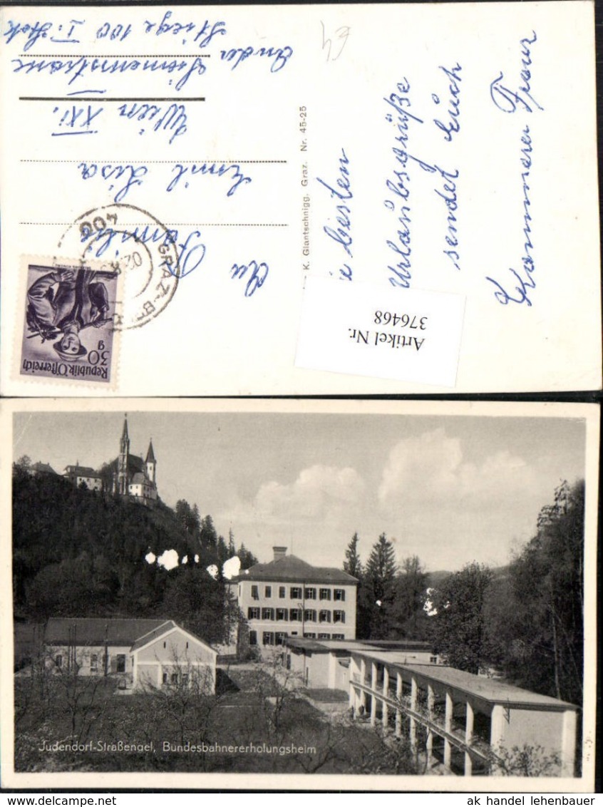 376468,Judendorf-Stra&szlig;engel Bundesbahnerholungsheim Erholungsheim