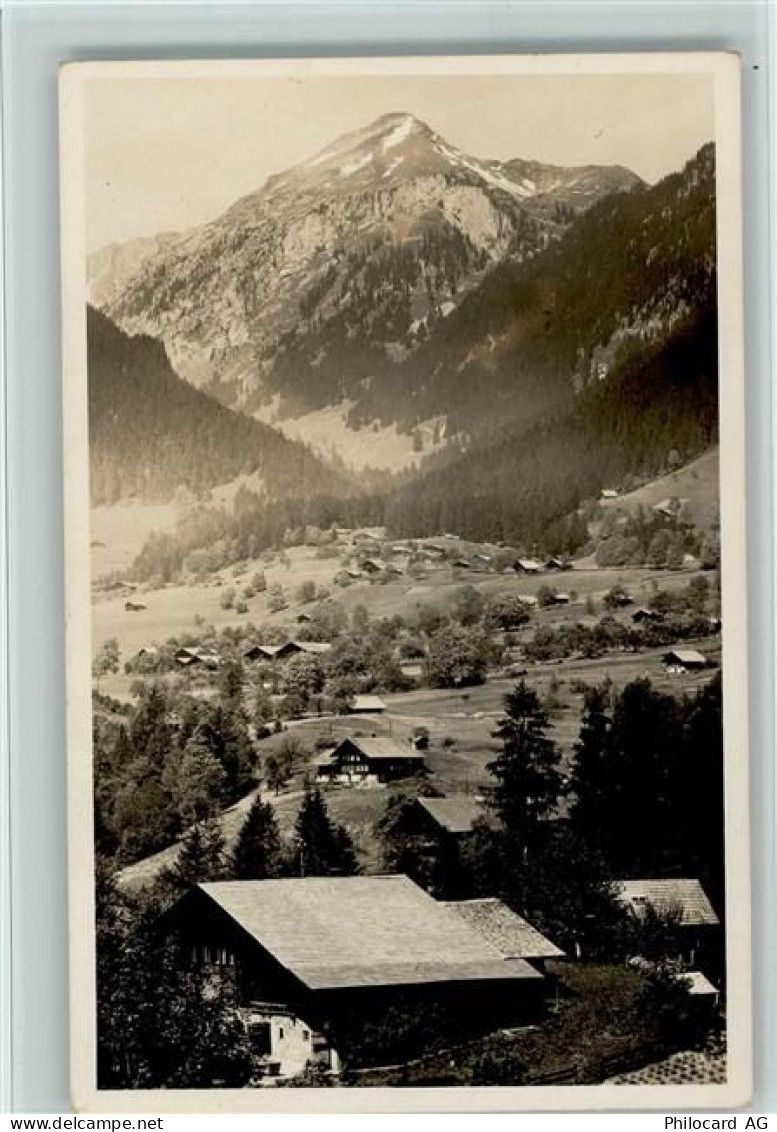 3765 Oberwil im Simmental 1937 Foto AK Vue generale - 13085650