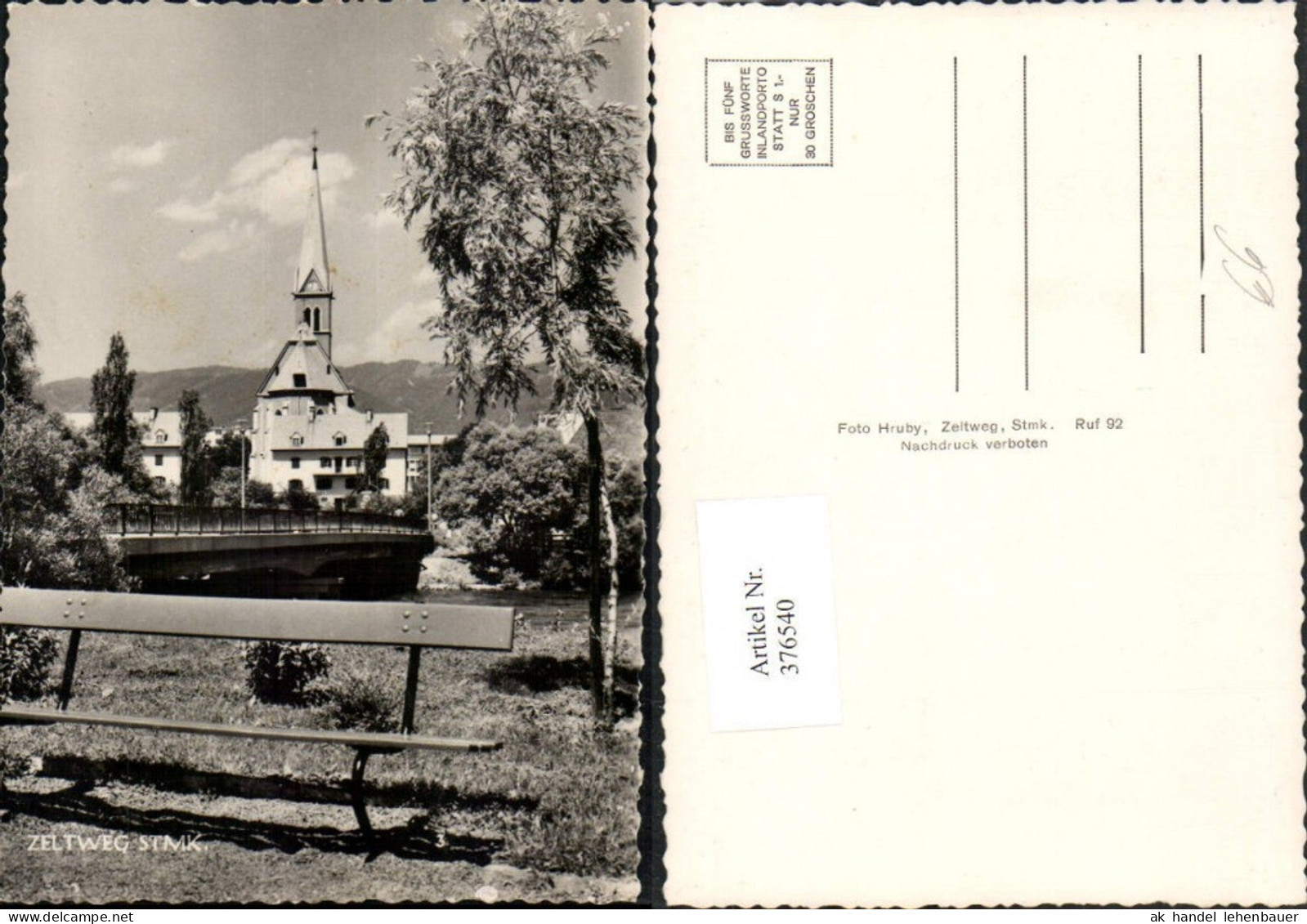 376540,Zeltweg Brücke Kirche
