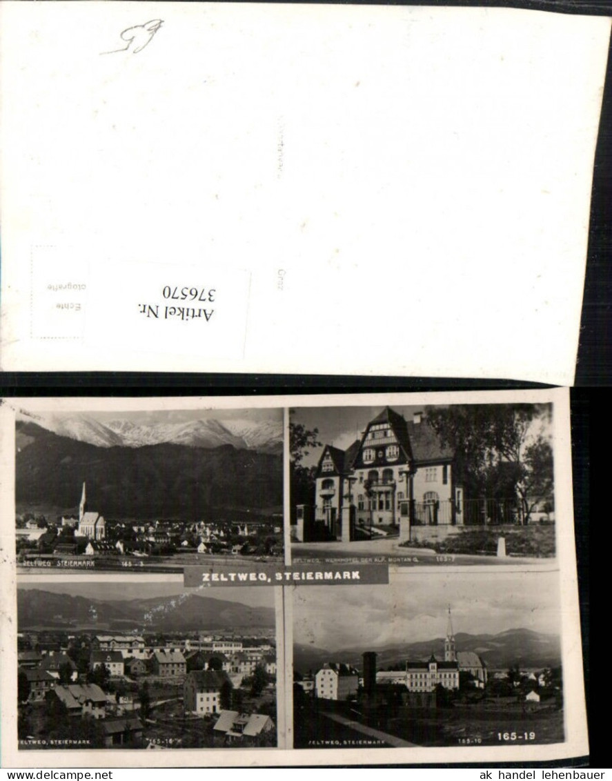 376570,Zeltweg Totale Werkhotel Hotel Kirche Mehrbildkarte