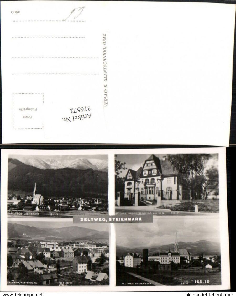 376572,Zeltweg Totale Werkhotel Hotel Kirche Mehrbildkarte